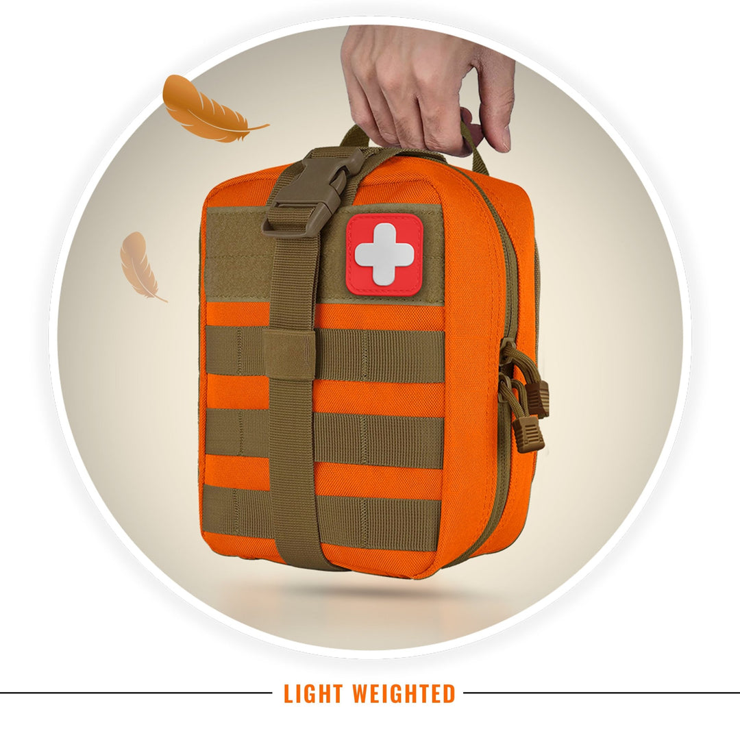 Tactical MOLLE EMT Pouch - 1000D Nylon IFAK Utility Bag - ASA TECHMED