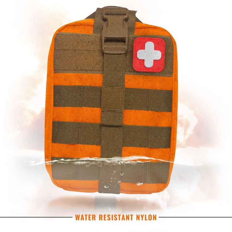 Tactical MOLLE EMT Pouch - 1000D Nylon IFAK Utility Bag - ASA TECHMED