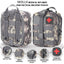 Tactical MOLLE EMT Pouch - 1000D Nylon IFAK Utility Bag - ASA TECHMED