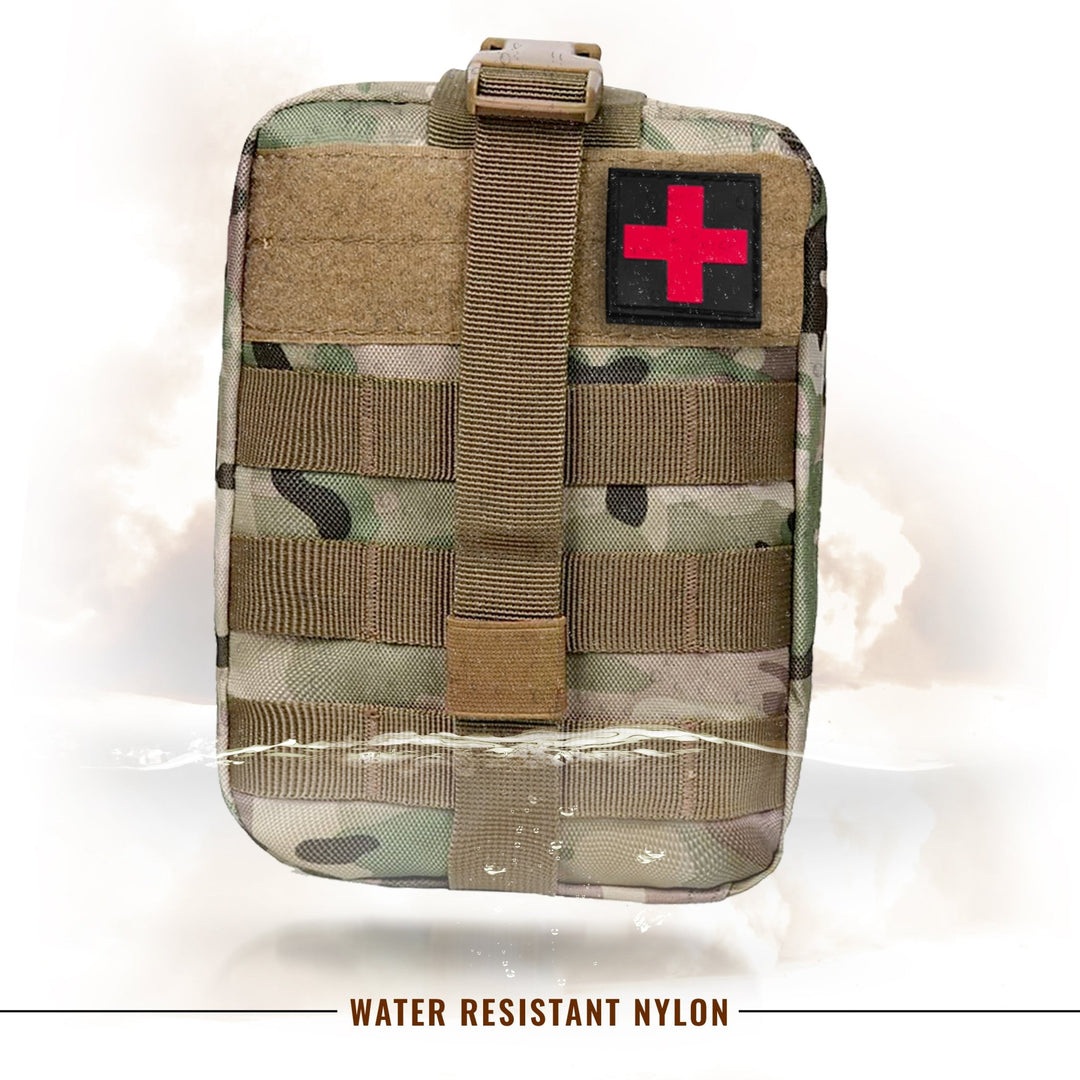 Tactical MOLLE EMT Pouch - 1000D Nylon IFAK Utility Bag - ASA TECHMED