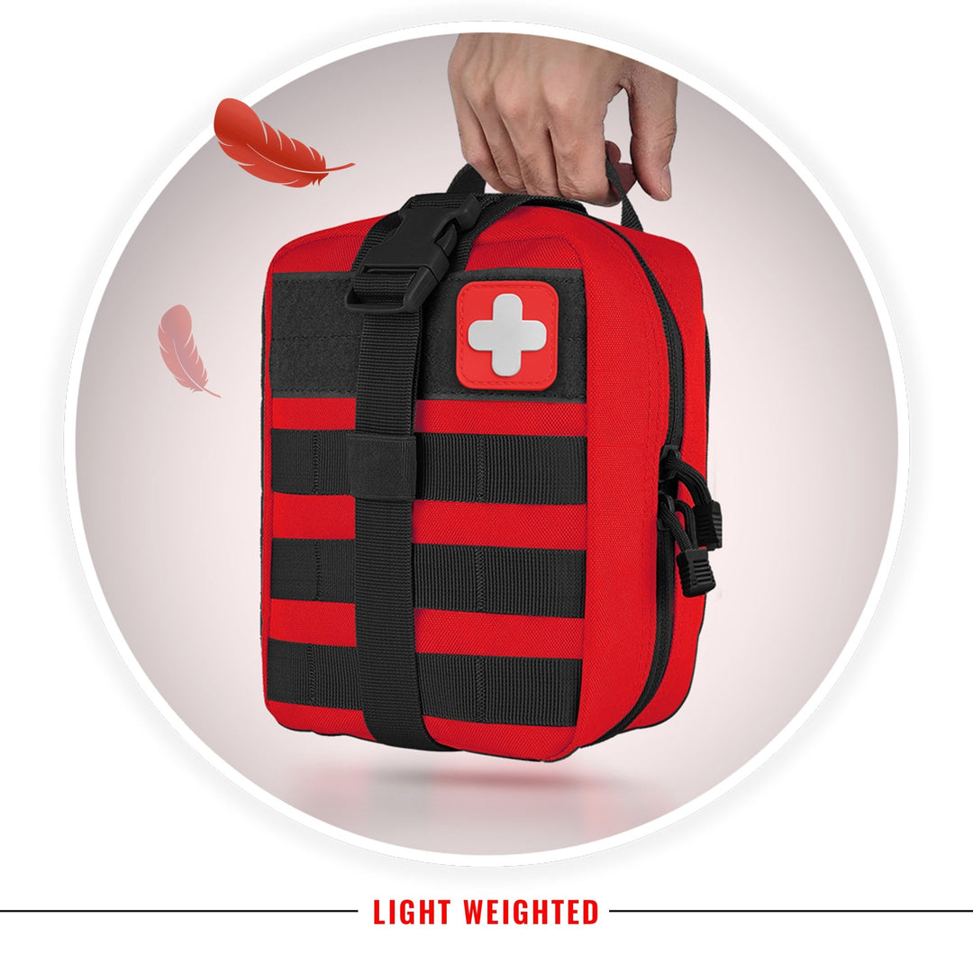 Tactical MOLLE EMT Pouch - 1000D Nylon IFAK Utility Bag - ASA TECHMED