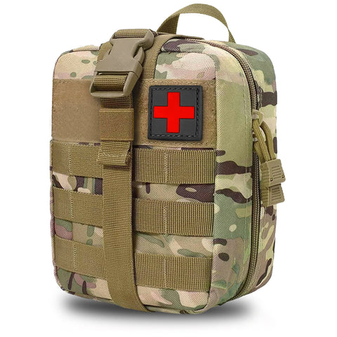Tactical MOLLE EMT Pouch - 1000D Nylon IFAK Utility Bag - ASA TECHMED