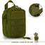Tactical MOLLE EMT Pouch - 1000D Nylon IFAK Utility Bag - ASA TECHMED
