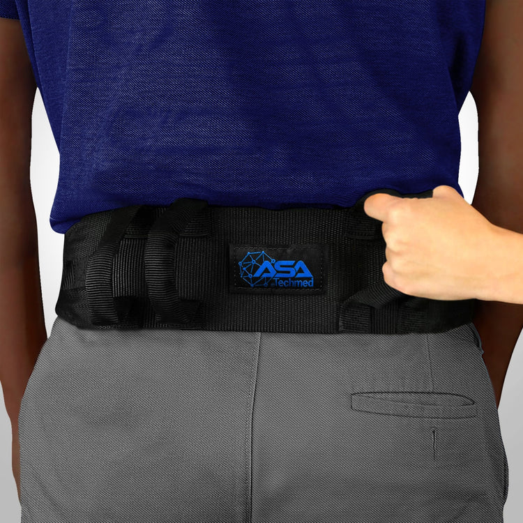 Transfer Gait Belt with 7 Handles - Elderly Lift & Walking Aid - ASA TECHMED