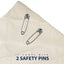 Triangular Bandage First Aid Kit – 100% Cotton Cravat Bandages, 40" x 40" x 56", 12 Pack with Safety Pins - ASA TECHMED