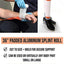 Universal Aluminum Rolled Emergency Splint and 2 Self - Adherent Cohesive Tape Rolls - Ideal Wrap for Sports, First Aid, Pets - ASA TECHMED