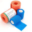 Universal Aluminum Rolled Emergency Splint and 2 Self - Adherent Cohesive Tape Rolls - Ideal Wrap for Sports, First Aid, Pets - ASA TECHMED