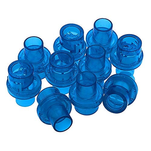 Universal Plastic CPR Pocket Resuscitator Mask Replacement Valves, CPR Rescue Mask Training Valves - Assorted Colors - ASA TECHMED