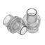 Universal Plastic CPR Pocket Resuscitator Mask Replacement Valves, CPR Rescue Mask Training Valves - Assorted Colors - ASA TECHMED