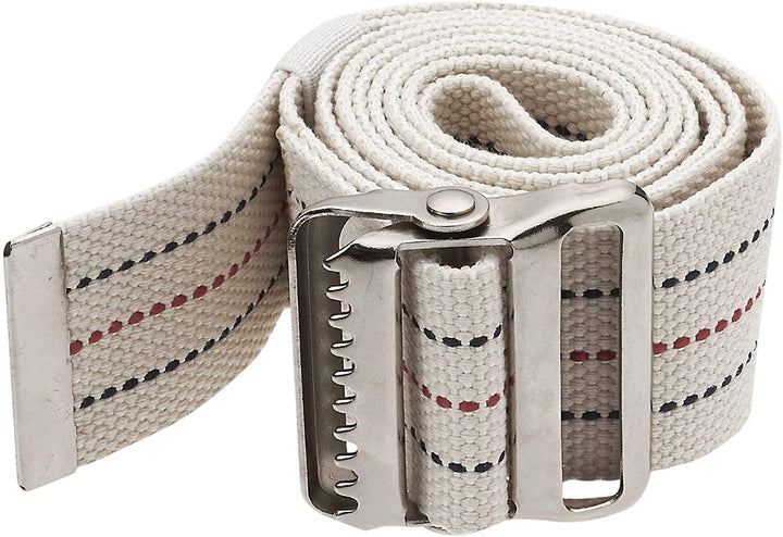 Walking Gait Belt with Metal Buckle and Belt Loop Holder - 54", 60" & 72" Sizes - ASA TECHMED