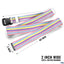 Walking Gait Belt with Plastic Quick Release Buckle Patient Transfer Belt 60" - Assorted Colors - ASA TECHMED
