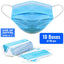50-Pack Disposable Face Masks 3-Ply with Ear Loops, Single Use, Non Woven 10 Boxes PPE Essentials