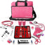 18 Piece Nurse Starter Kit with Stethoscope, Blood Pressure Monitor and More Pink Nurse Kits