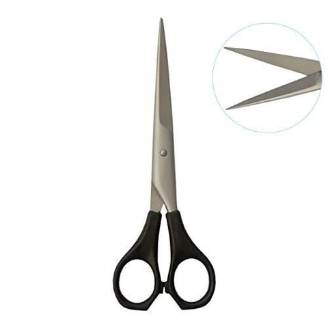 6" Professional Hair Cutting Scissors, Hair Dressing Salon Scissors Barber Shears - Black Handles Nurse Products