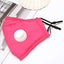 New 2 Face Mouth Mask Face Shields Comfy Breathable Balaclavas (Filter Included) Pink Face Masks