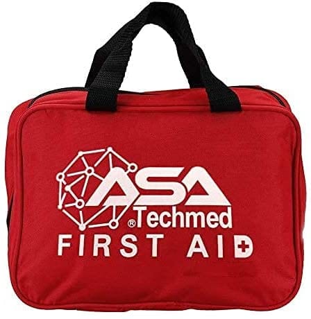 ASA TECHMED 2-in-1 First Aid Kit (120 Piece) + Bonus 32-Piece Mini First Aid Kit: Compact, Lightweight for Emergencies at Home, Outdoors, Car, Camping, Workplace, Hiking & Survival Tactical / Trauma kits
