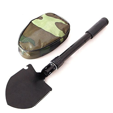 New Multi-Tool Folding Shovel with Pouch, Camping Field Gear Survival Tool. Great for Emergency Situations to Keep in Car, Truck. Garden Shovel Tactical / Trauma kits