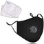 New 2 Face Mouth Mask Face Shields Comfy Breathable Balaclavas (Filter Included) Grey Face Masks