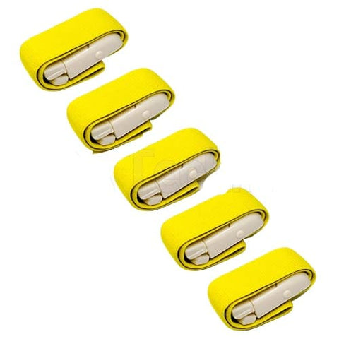 ASATechmed SOS Tourniquets Quick Release Occlusion Tourniquet Bands-one-Handed 5 pcs Yellow Outdoors