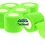 6 - Pack, 2” x 5 Yards, Self-Adherent Cohesive Tape, Strong Sports Tape for Wrist, Ankle Sprains & Swelling, Self-Adhesive Bandage Rolls Green Cohesive / Self Adhesive Bandages
