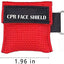 ASA Techmed 10 pc CPR Face Shield Mask Key Chain Emergency Kit CPR Face Shields for First Aid + CPR Training CPR Masks