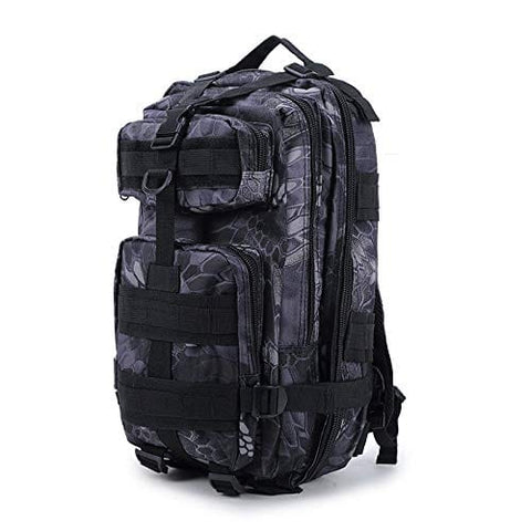 Large Military Tactical Backpack Rucksack Waterproof Outdoor Hiking Travel Molle Bag Grey Snake Trauma & IFAK bags