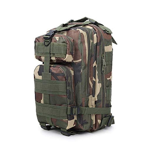 Large Military Tactical Backpack Rucksack Waterproof Outdoor Hiking Travel Molle Bag Green Camo Trauma & IFAK bags