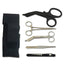 EMT/ First Responder Medical Tool Kit: Nylon Belt Pouch with EMT Shears, Bandage Scissors, Forceps, Hemostat, and More - Assorted Colors Black EMT Gear