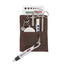 Nurse Organizer Pouch with Stainless Steel & White Instruments - Assorted Colors Brown Nurse Kits