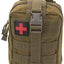 ASA Techmed Tactical Military Molle Pouch/ IFAK Pouch - Assorted Colors Coyote Trauma & IFAK bags