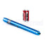 Aluminum Pupil Gauge LED Pen Light Flashlight with Batteries Included in Stylish Colors - Medical Pen Light for Nurses Light Blue Nurse Products