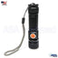 USB Rechargeable Flashlight, Zoomable 8000Lm XML T6 LED (Black) Flashlights