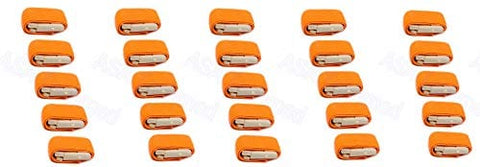 ASATechmed SOS Tourniquets Quick Release Occlusion Tourniquet Bands-one-Handed 25 pcs Snake Bite Survival Kit Injury Camping Hiking Outdoors Orange Tools