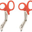 EMT Trauma Shears / Nurse Scissors, 7.5" - Assorted Colors Orange 2 Nurse Products