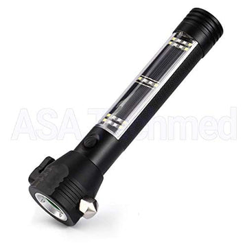 10-IN-1 Multi-Function Outdoor Emergency Flashlight Tactical Torch Survival  Tool