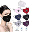 New 2 Face Mouth Mask Face Shields Comfy Breathable Balaclavas (Filter Included) Face Masks