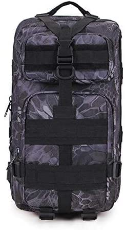 Rucksack Military Tactical Backpack Waterproof Outdoors Hiking Travel Molle Bag Grey Snake Trauma & IFAK bags