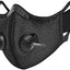 ASA Techmed Reusable Gym/Sports Face mask Dust Mask With FIlter and Dual Valve For easy breathing Adjustable for Running, Cycling and outdoor activities. (Activated Charcoal Filter) (Tactical Black) Tools