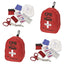 CPR Rescue Mask, Pocket Resuscitator with One Way Valve, Scissors, Tourniquet, Gloves, Wipes 2-Pack CPR Masks