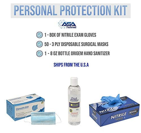 ASA Techmed Small Back To Business Personal Safety Kit PPE Essentials