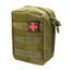 ASATechmed Tactical Military MOLLE First Aid IFAK Utility EMT Medical Pouch (Bag Only) Ideal Gift for First Responder, EMT, Paramedics, Soldiers, Police and More Army Green Sports