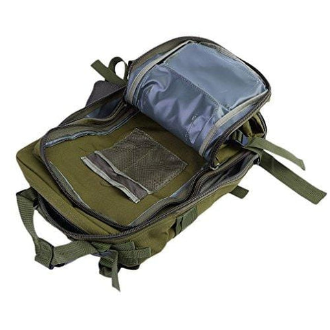 Military Tactical Assault Pack Backpack, OUTAD Rucksacks Trekking Bag for Ourdoor Hiking Camping Trekking Hunting（Green） Tactical / Trauma kits