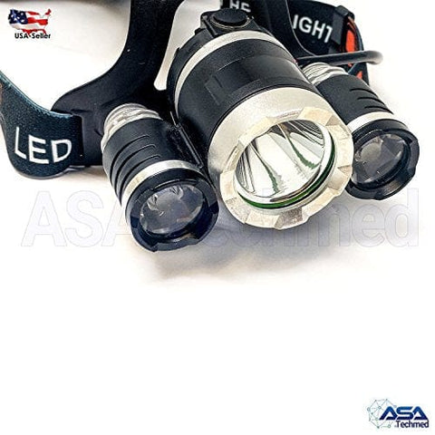 Tactical Style LED Headlamp 15000 Lumen Flashlight with Improved LED Flashlights