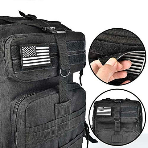 ASA Techmed 4 Pack US USA Flag Embroidered Patch Thin Blue Line Police Emblem Military Iron On Sew On Tactical Morale Patch for Hats Backpacks Caps Jackets + More Sports
