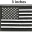 ASA Techmed 4 Pack Black and White US USA Flag Embroidered Patch Military Iron On Sew On Tactical Morale Patch for Hats Backpacks Caps Jackets + More Sports