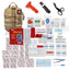 ASA Techmed - Surplus Style Provisions Military Rip-Away EMT First Aid Kit - IFAK Level 1 Army Medic - Ideal for Personal, EMT, Police and Firefighters Coyote Camo Survival Gear
