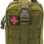 ASA Techmed Tactical Military Molle Pouch/ IFAK Pouch - Assorted Colors Army Green Trauma & IFAK bags