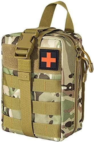 ASA Techmed Tactical Military Molle Pouch/ IFAK Pouch - Assorted Colors Camouflage Trauma & IFAK bags