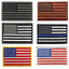 6 Pc Assorted USA Tactical American Flag Patch 100% Embroidered Thin Blue Line United States Military Morale Patches Set for Molle, Hats, Backpacks,Tactical Vest, Uniforms Sports