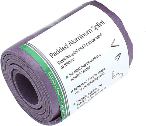 36" Universal Aluminum Rolled Splint - Assorted Colors Purple 1 Roll Splints
